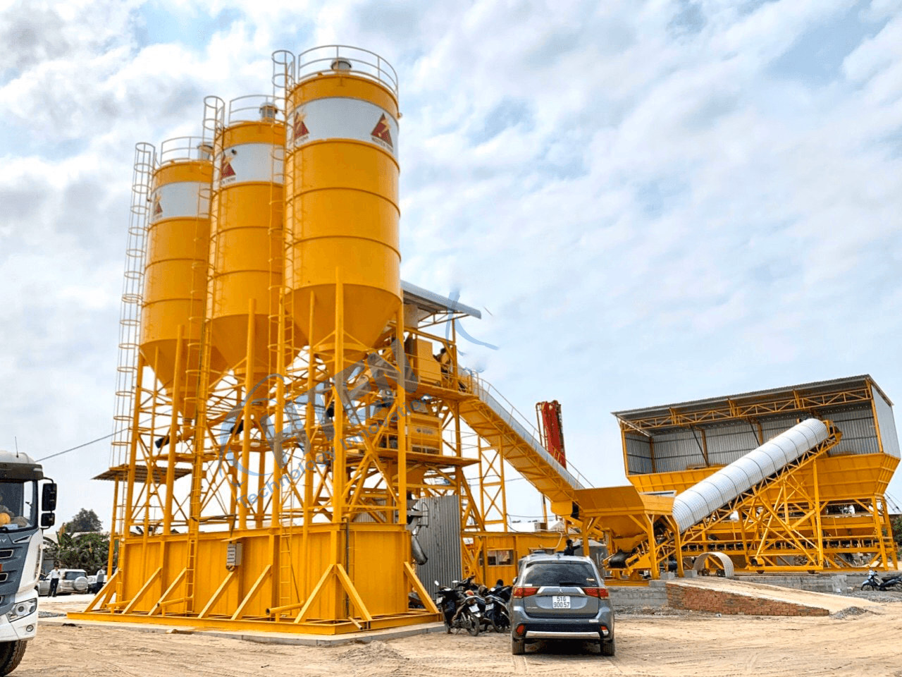 Trạm trộn bê tông 90m³ Huyền Diệp